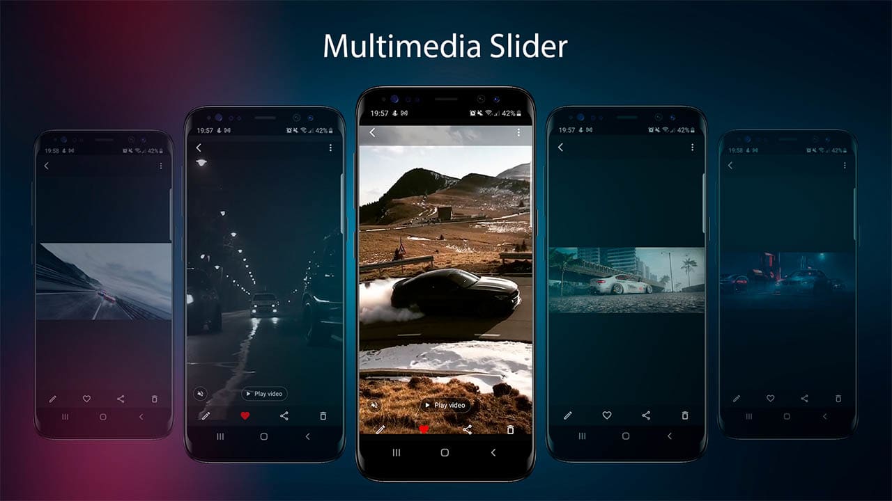 Multimedia Slider image