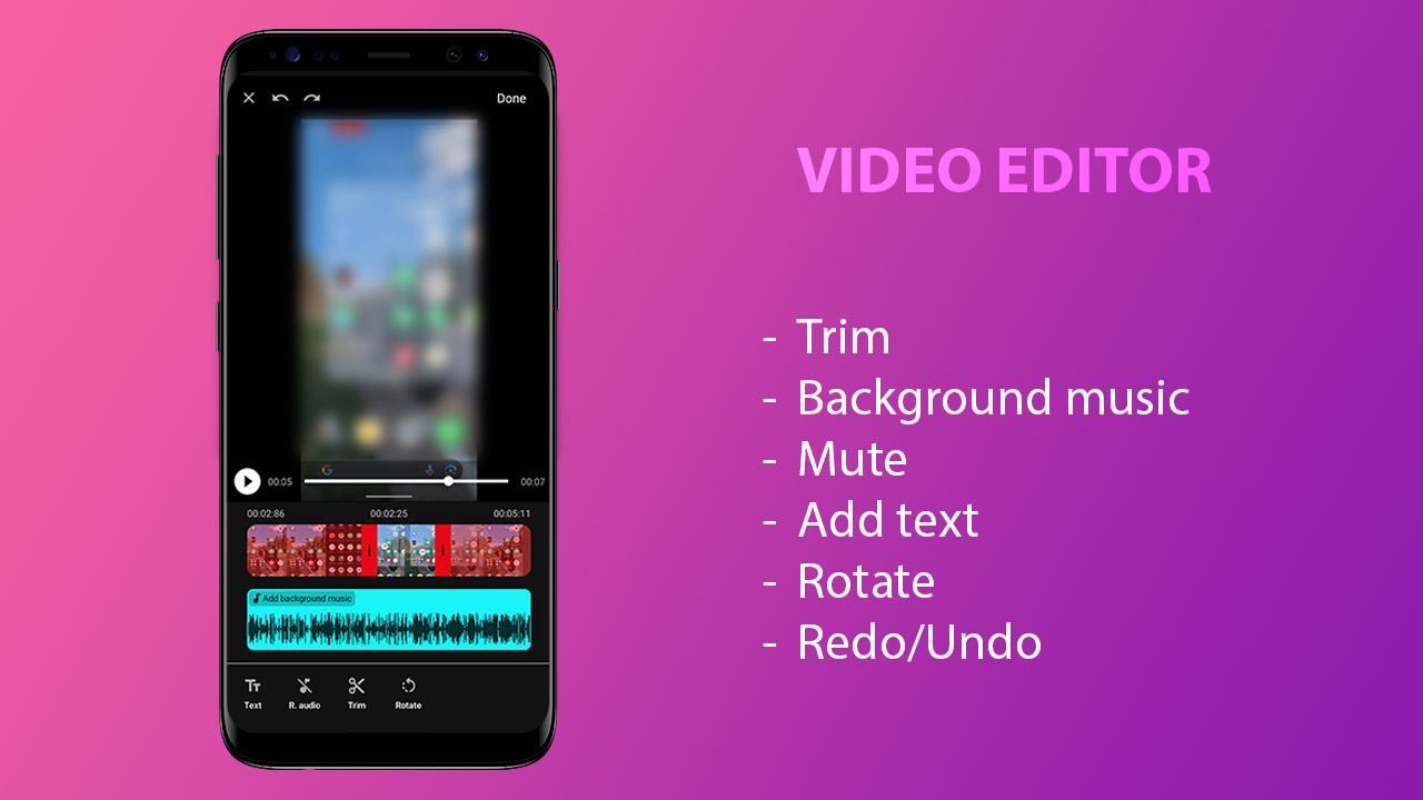 Screen recorder | Camera - Audio - Draw - Watermark