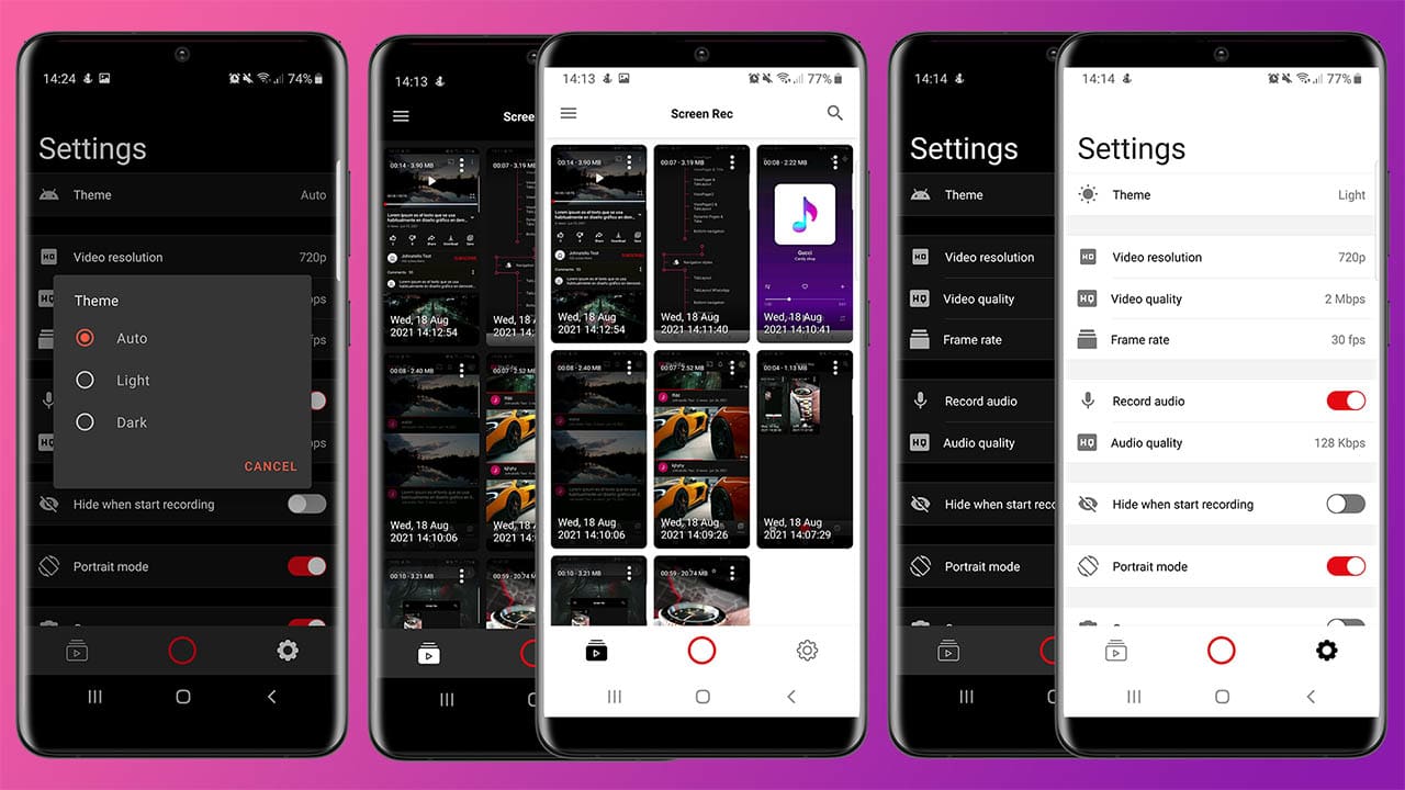 Screen recorder | Camera - Audio - Draw - Watermark